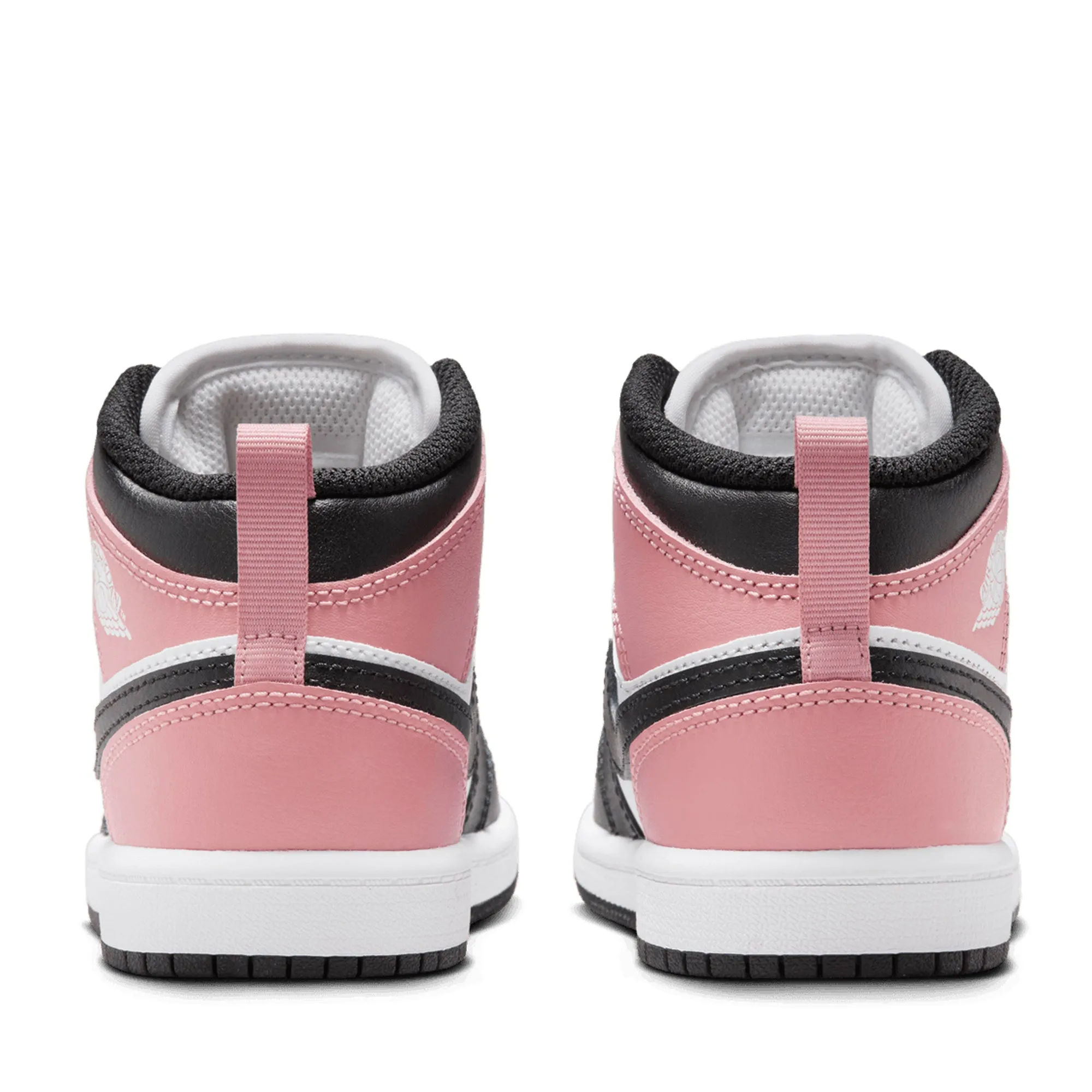 Jordan 1 Mid (PS) - White/Rust Pink