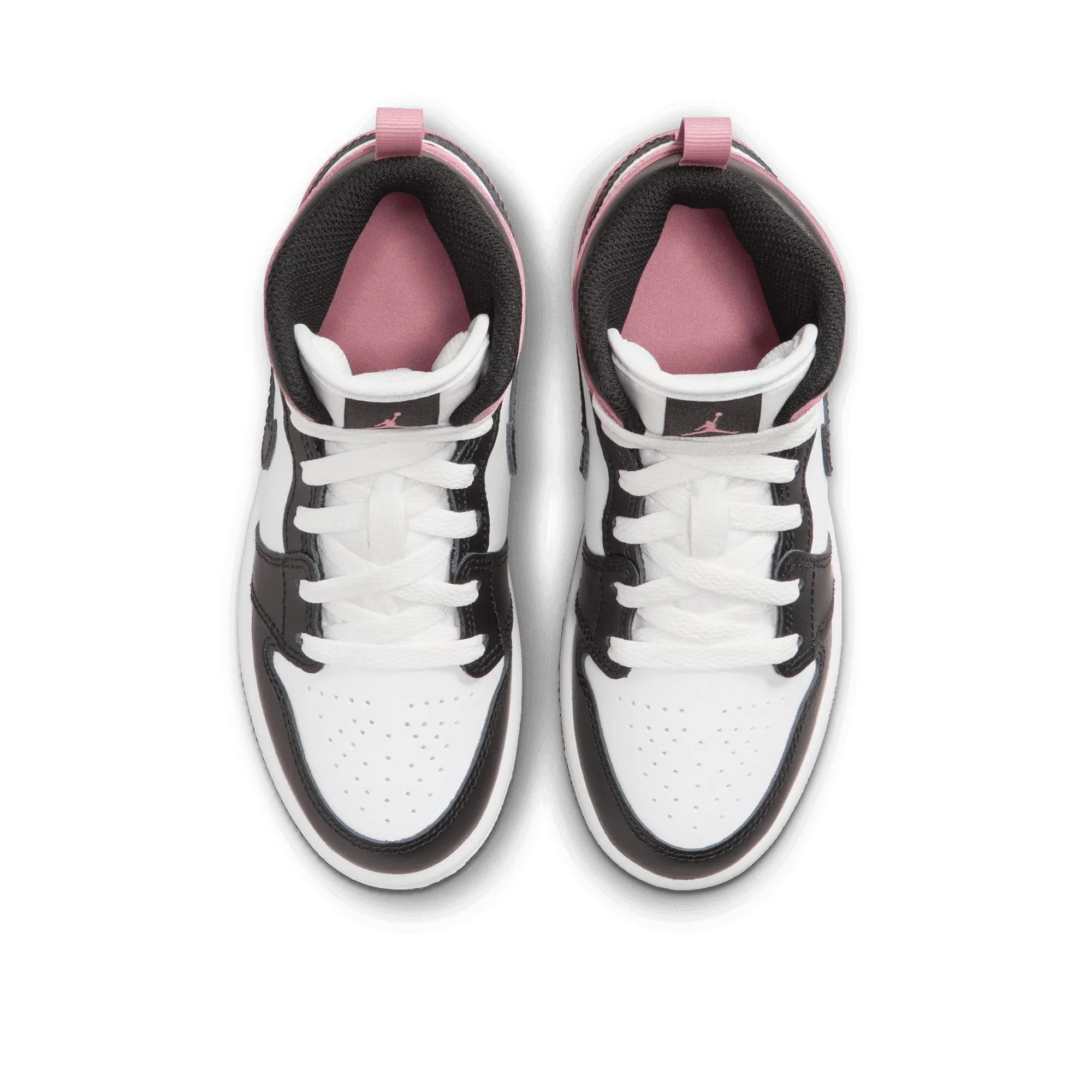 Jordan 1 Mid (PS) - White/Rust Pink