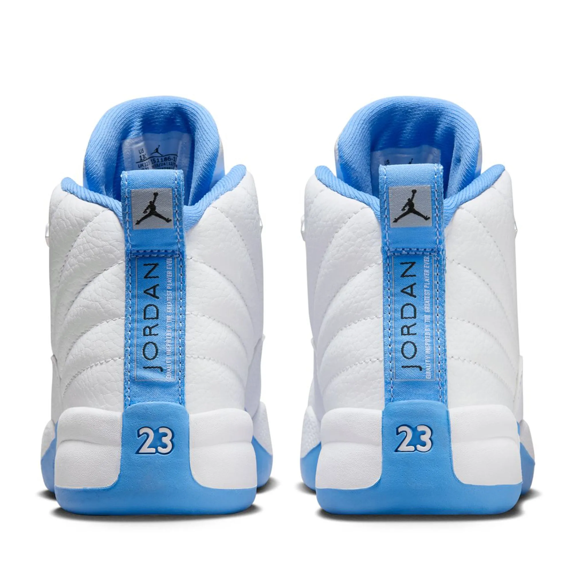 Jordan 12 Retro 'Melo' (PS) - White/University Blue