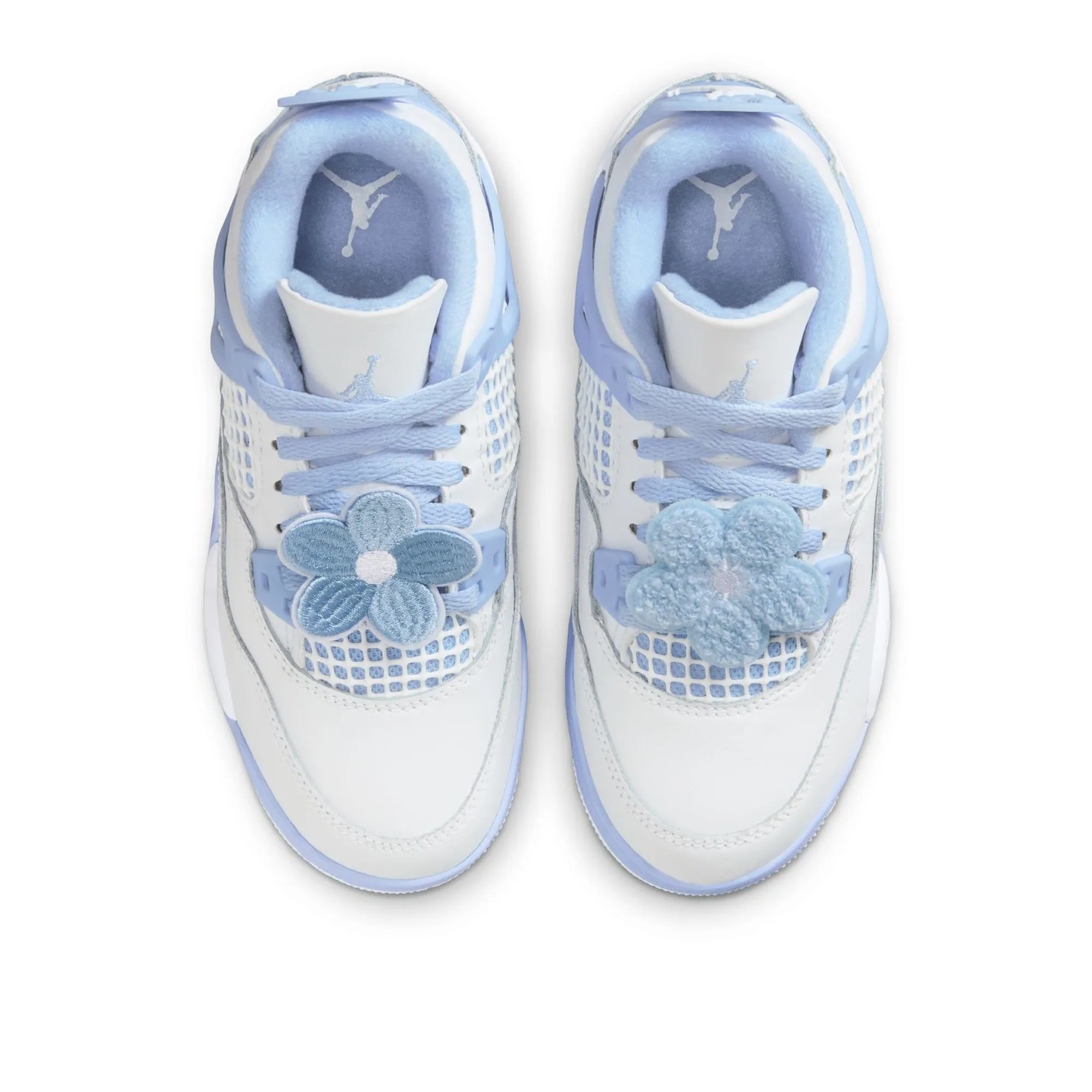 Jordan 4 Retro (PS) - White/Aluminum
