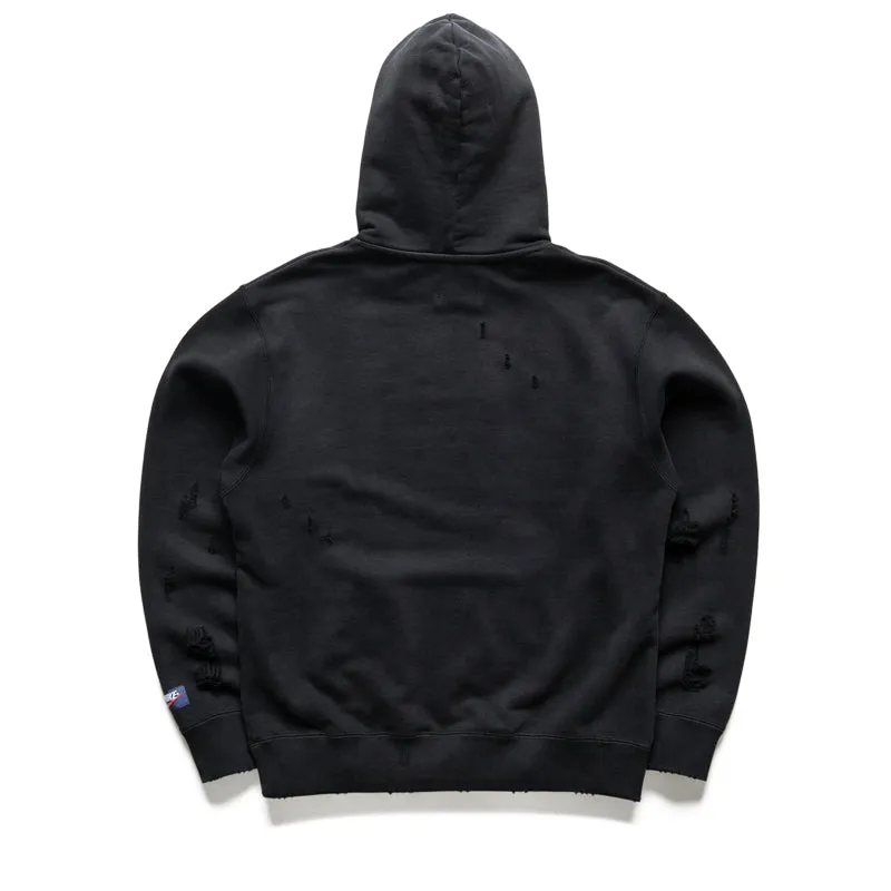 Jordan Rare Air Fleece Pullover Hoodie - Black/Chile Red