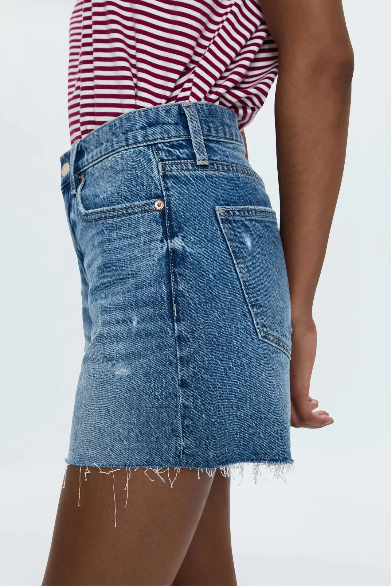 Kennedy Relaxed Mid Rise Cut Off Short~ Central Vintage