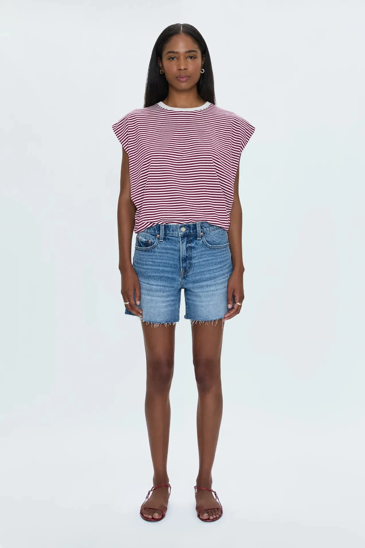 Kennedy Relaxed Mid Rise Cut Off Short~ Central Vintage