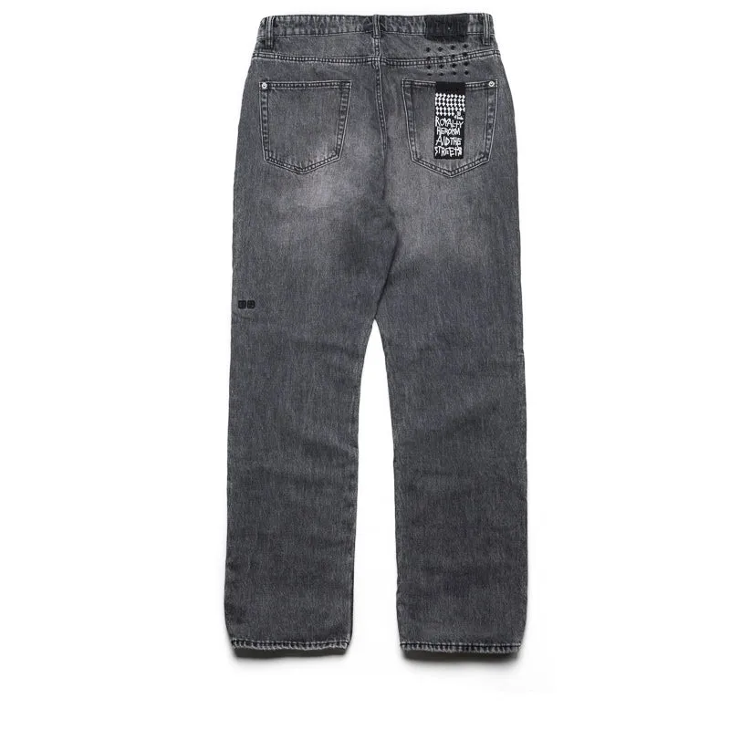 Ksubi Anti K Worn Denim Pant - Grey