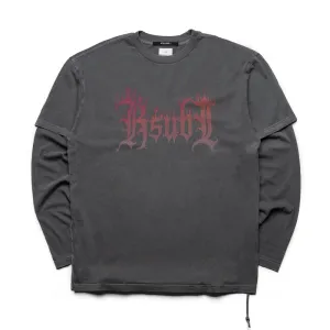 Ksubi Fuego Layered L/S Tee - Faded Black