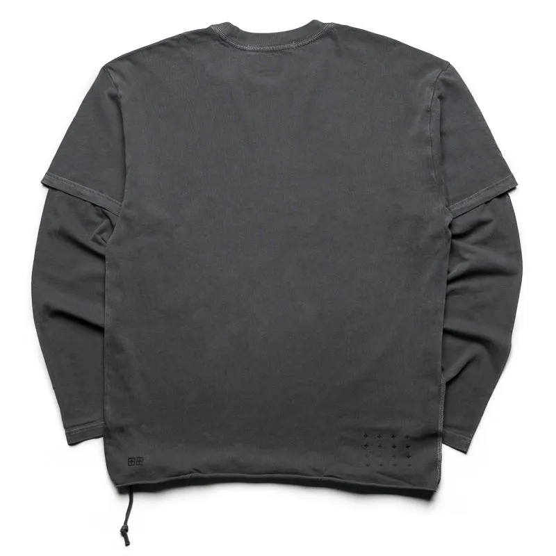 Ksubi Fuego Layered L/S Tee - Faded Black