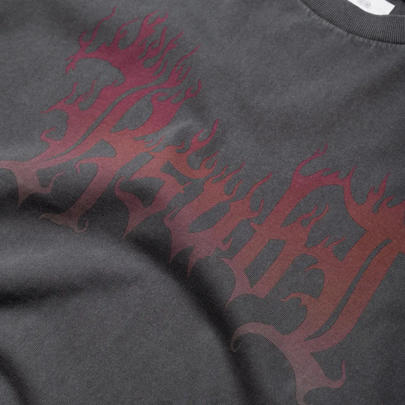 Ksubi Fuego Layered L/S Tee - Faded Black