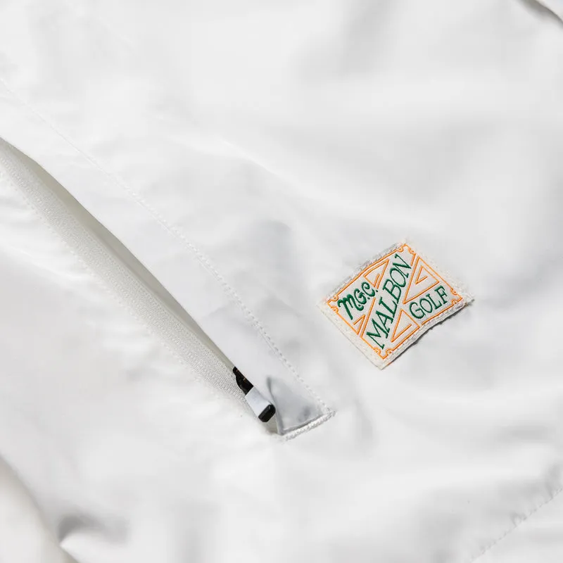 Malbon Golf Costanzo Windbreaker - White
