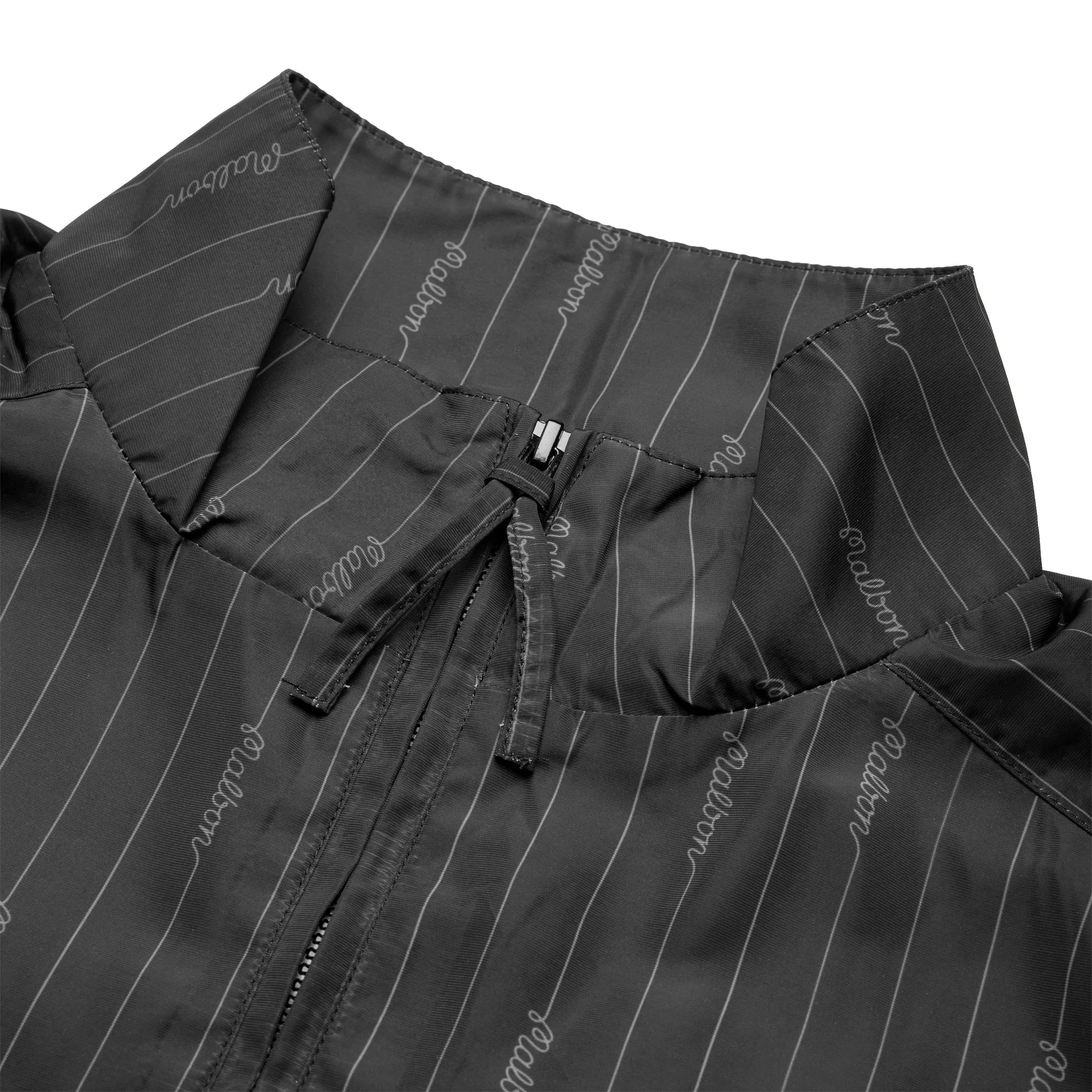 Malbon Golf Nylon Windshirt - Black