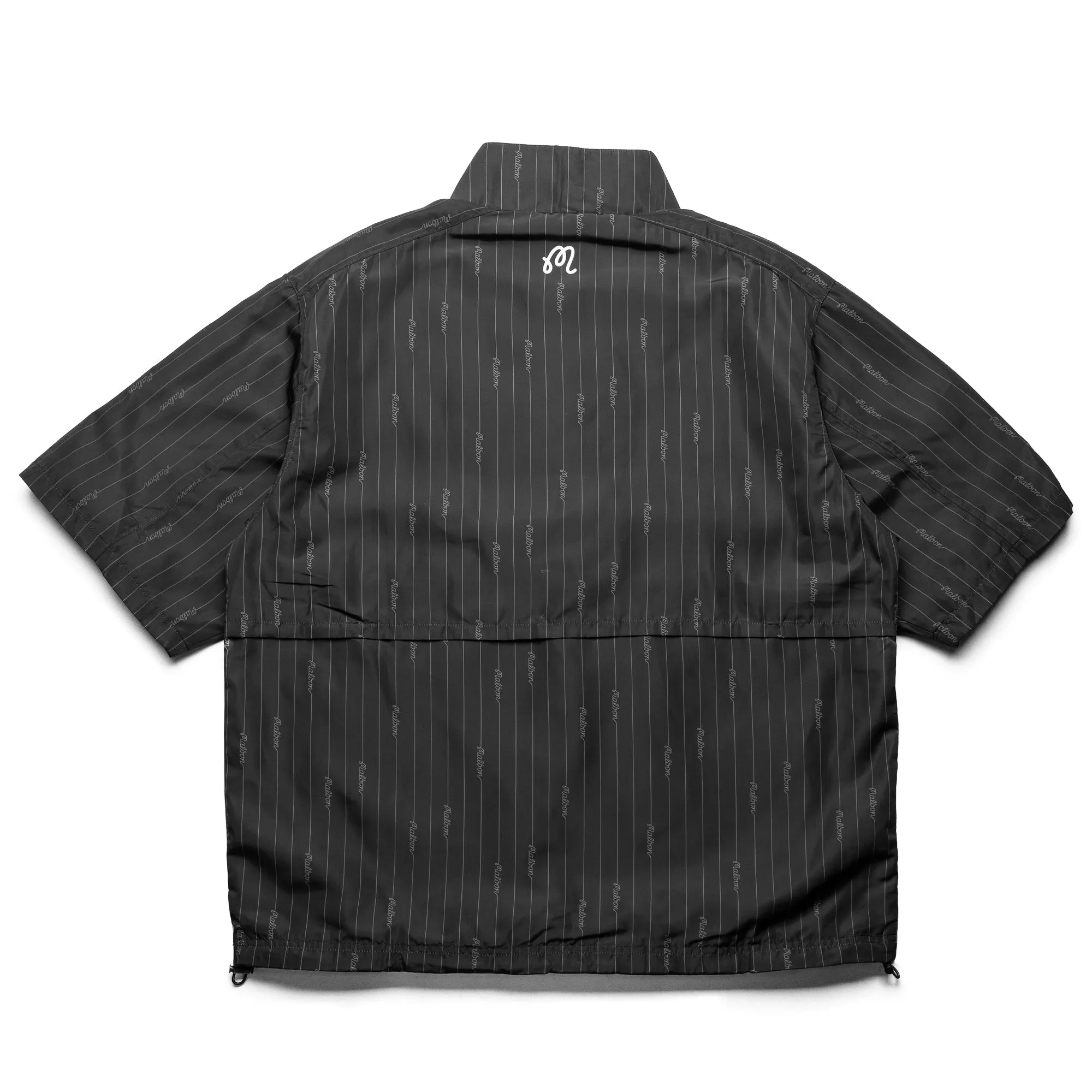 Malbon Golf Nylon Windshirt - Black