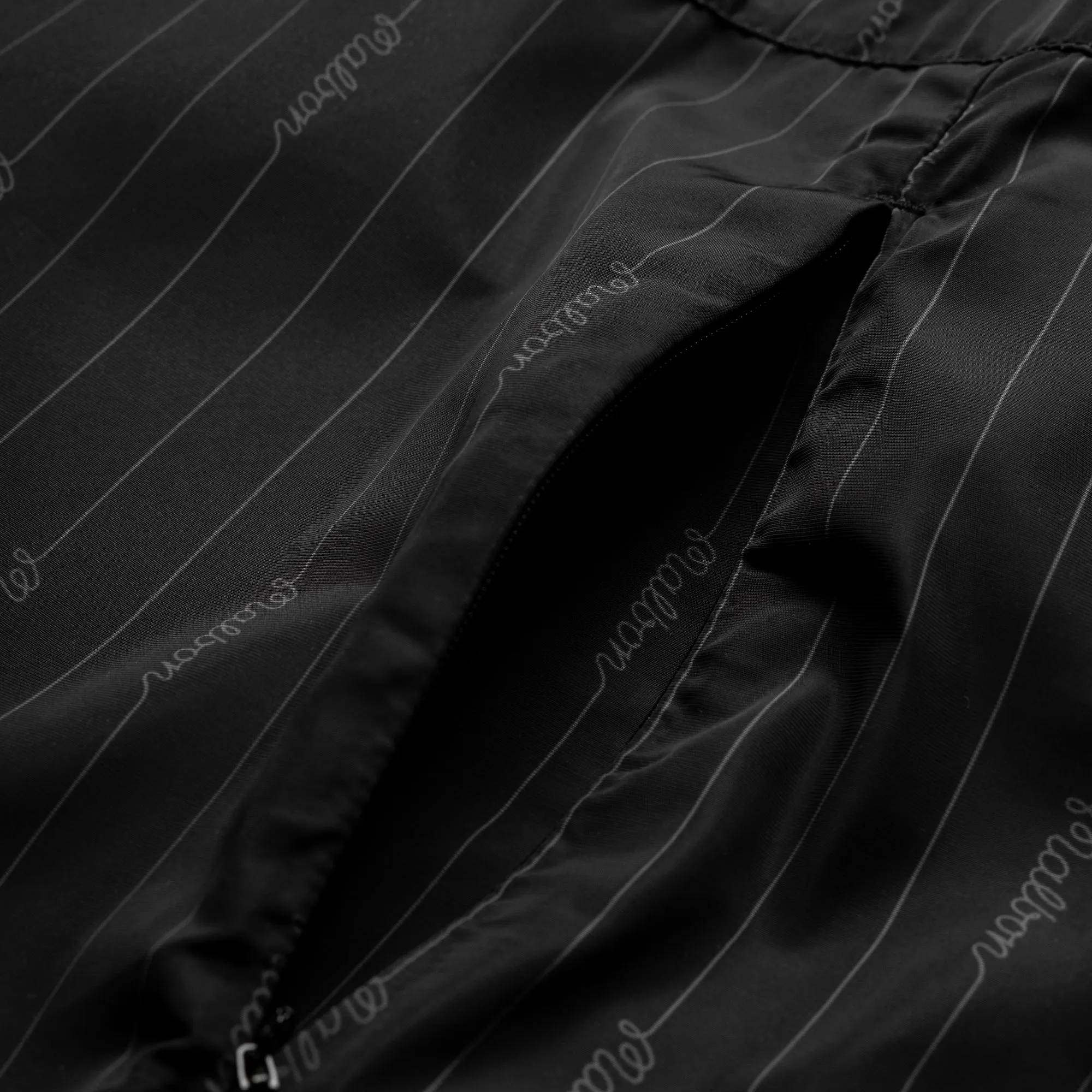 Malbon Golf Nylon Windshirt - Black