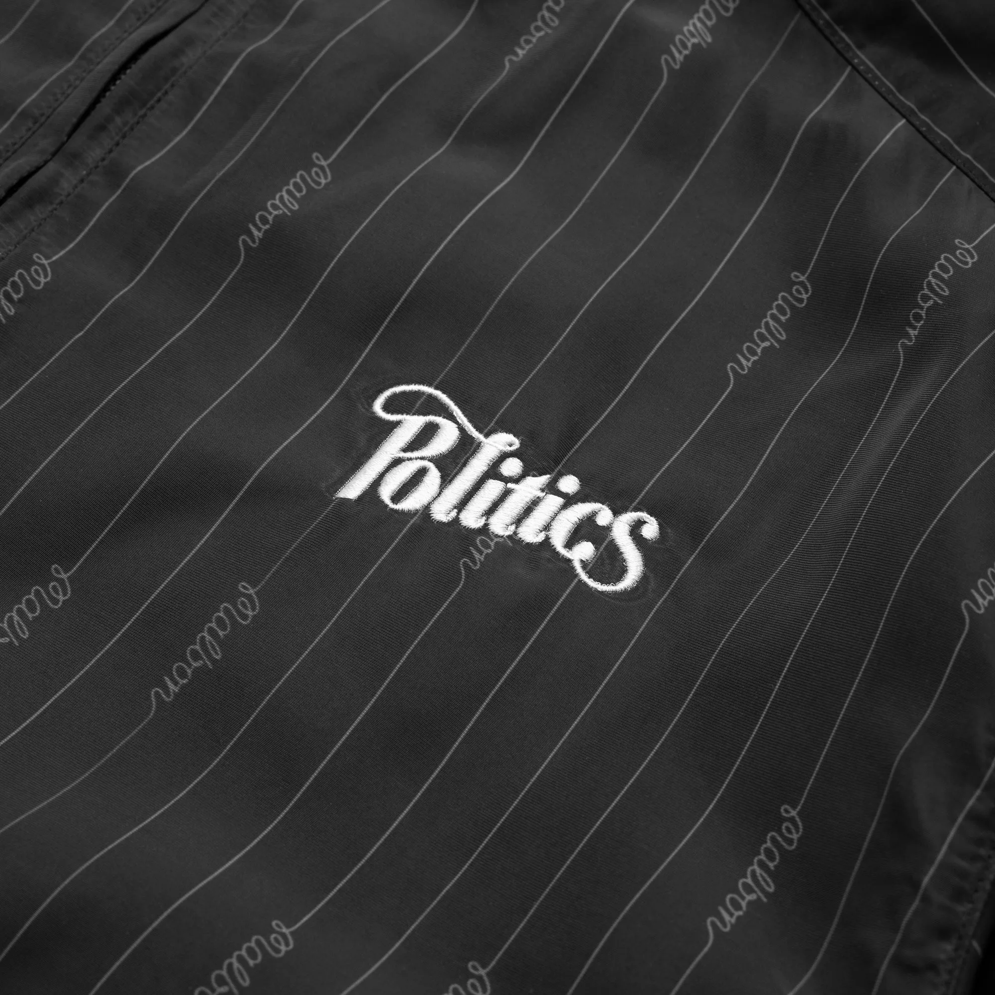 Malbon Golf Nylon Windshirt - Black