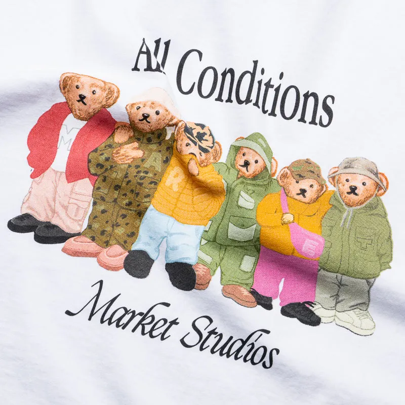 Market Gorpcore Bears Tee - White
