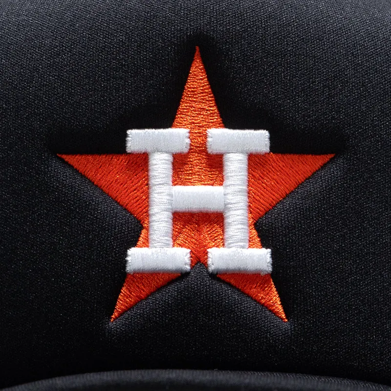 Mitchell & Ness Houston Astros Hidden Trucker Hat - Black