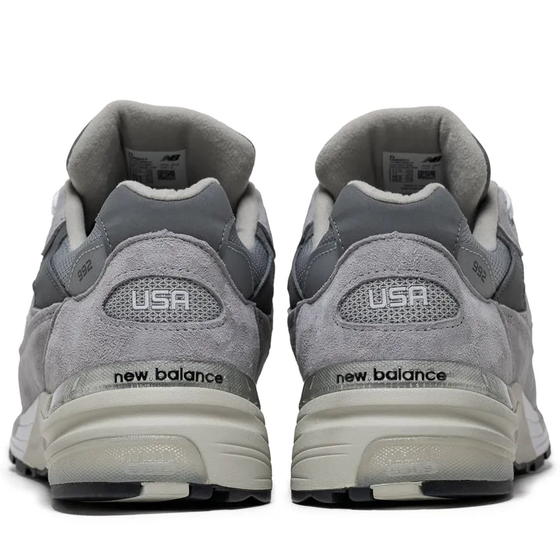 New Balance Made in USA 992 - Grey/Silver Metallic