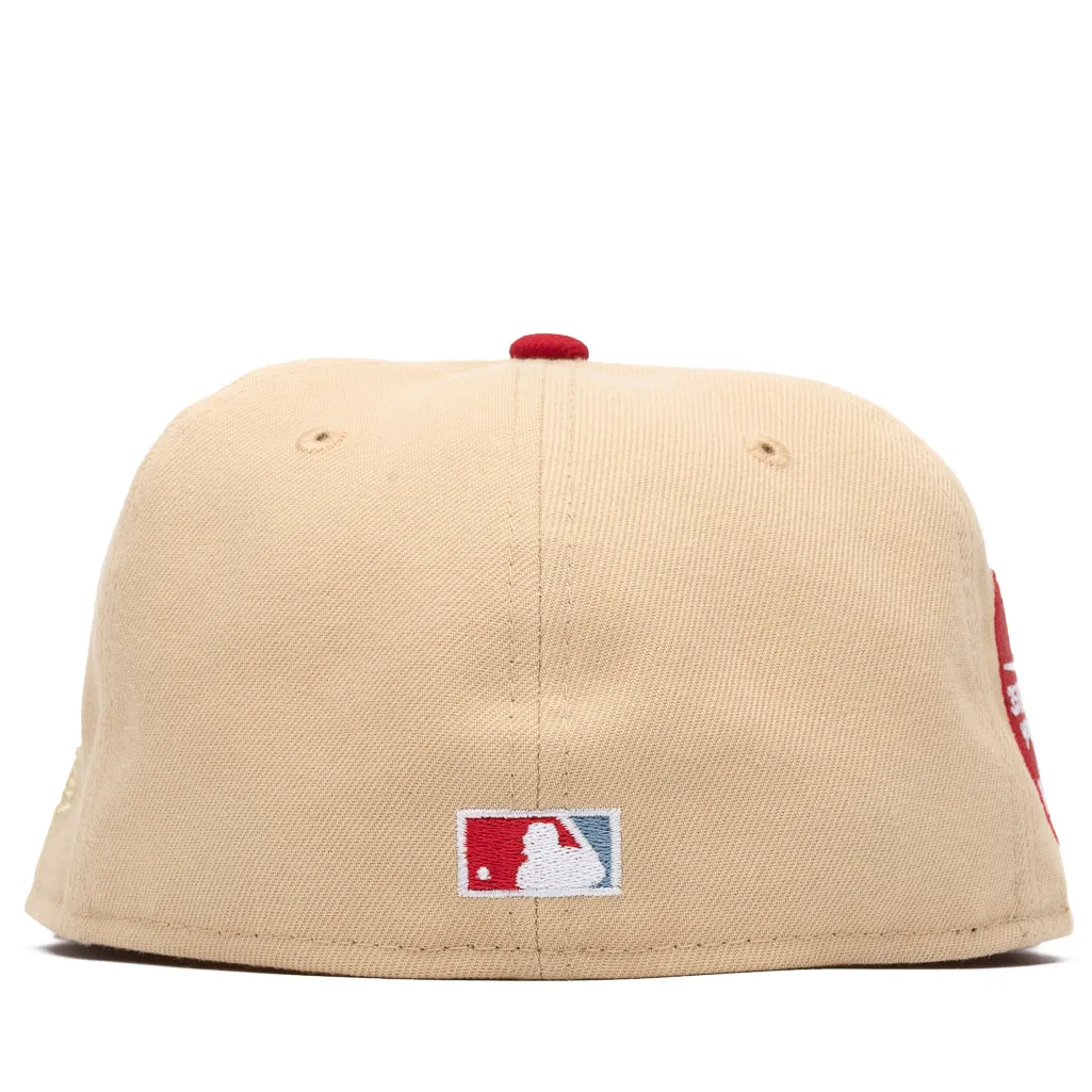 New Era x Politics Houston Astros 59FIFTY Fitted Hat - Vegas/Red