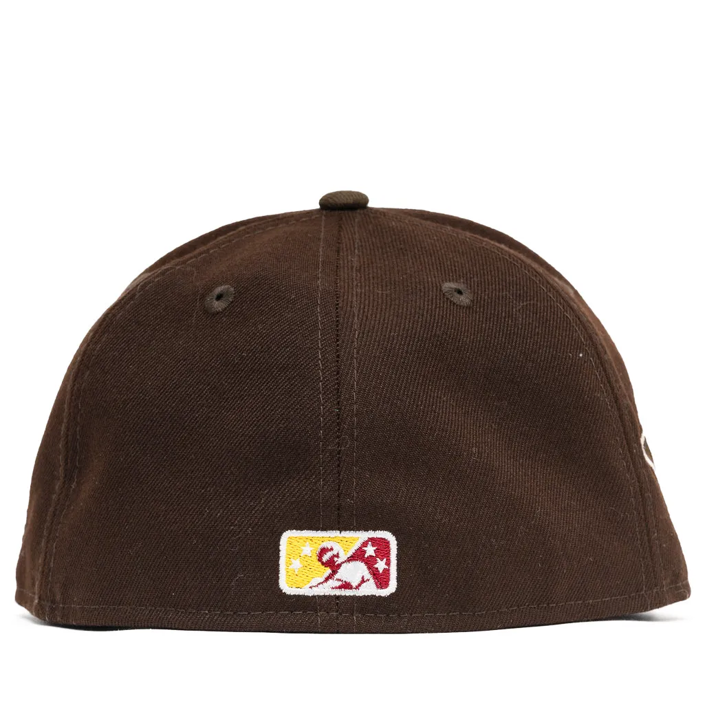 New Era x Politics Hudson Valley Renegades 59FIFTY Fitted Hat - Chocolate/Brown