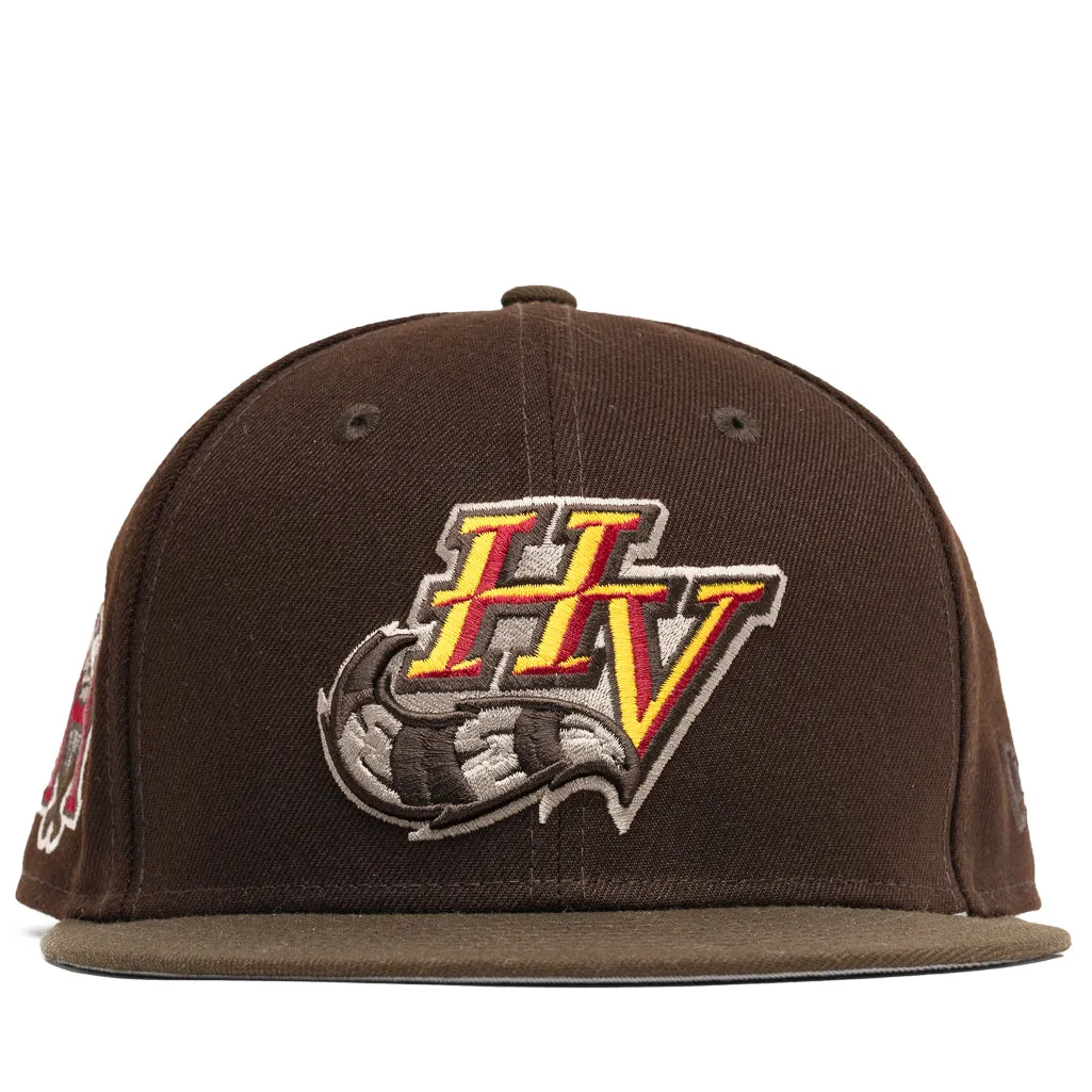New Era x Politics Hudson Valley Renegades 59FIFTY Fitted Hat - Chocolate/Brown