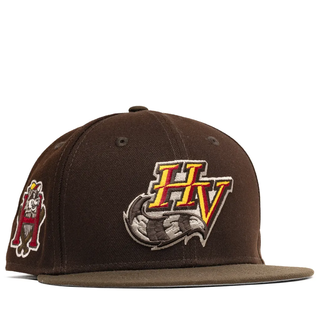 New Era x Politics Hudson Valley Renegades 59FIFTY Fitted Hat - Chocolate/Brown