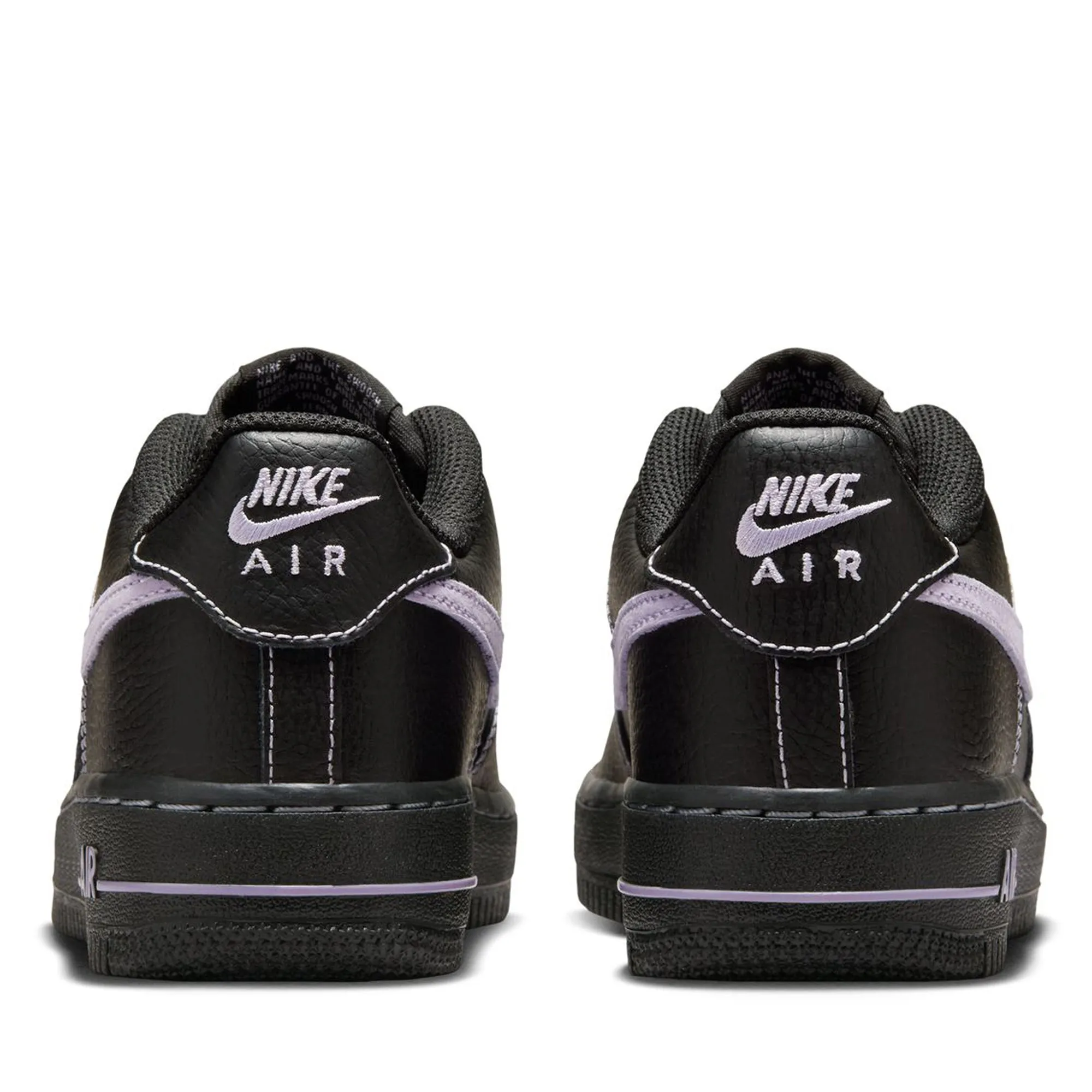 Nike Air Force 1 LV8 (GS) - Black/Hydrangeas