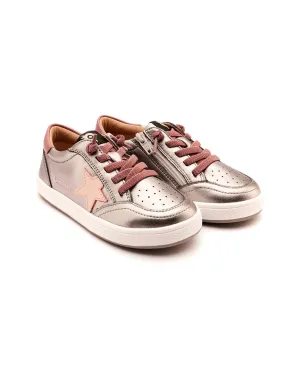 Old Soles Platinum Runner Leather Sneaker