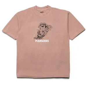 Pleasures 9th Street Tee - Rose Quartz