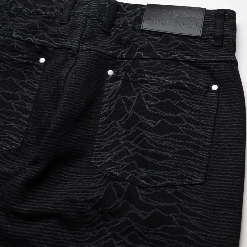 Pleasures Dawns Faded Denim - Black