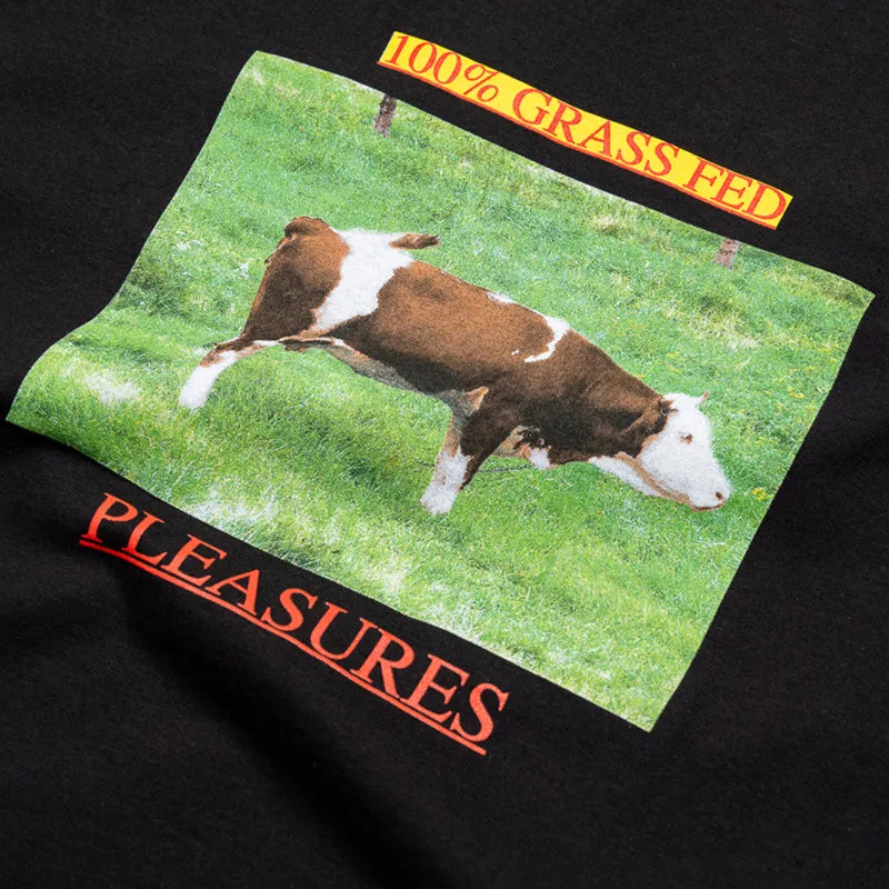 Pleasures Grass Fed Tee - Black