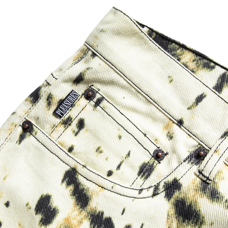 Pleasures Ink Straight Leg Pants - Ecru