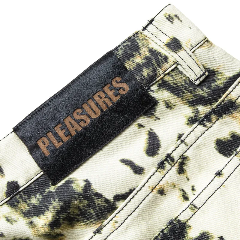 Pleasures Ink Straight Leg Pants - Ecru