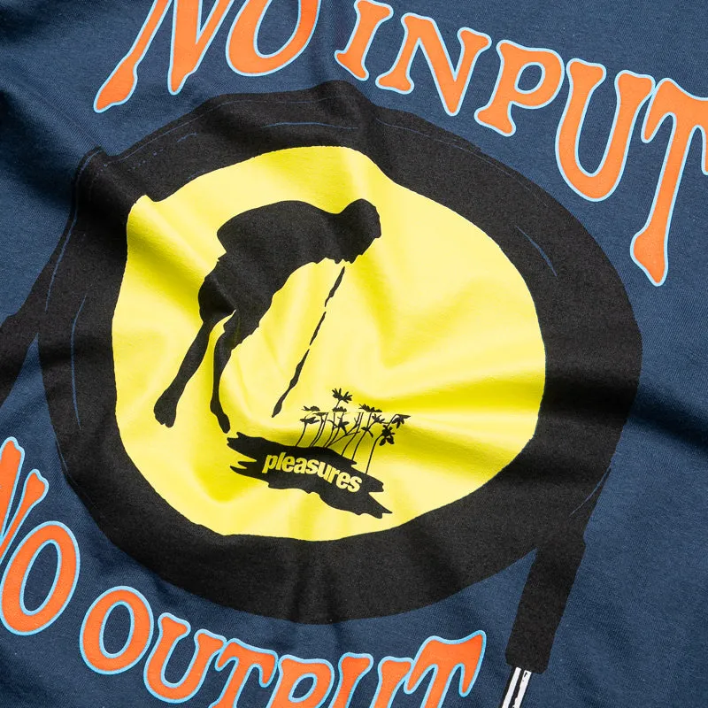 Pleasures Input Tee - Blue Dusk
