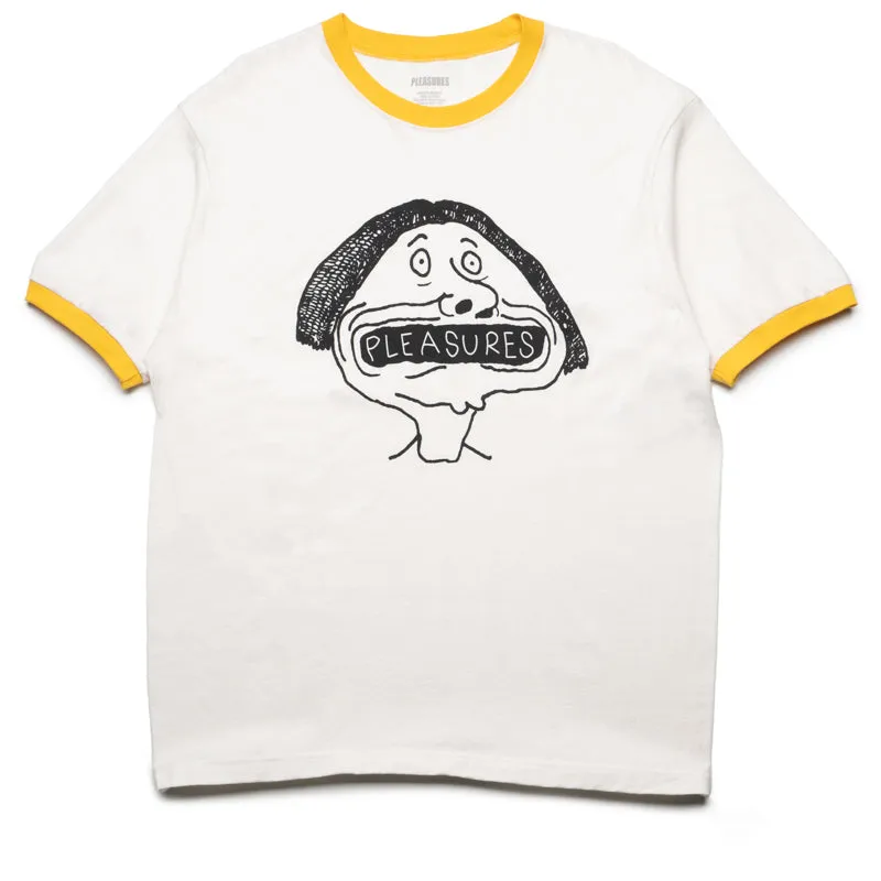 Pleasures Mouthful Ringer Tee - Natural