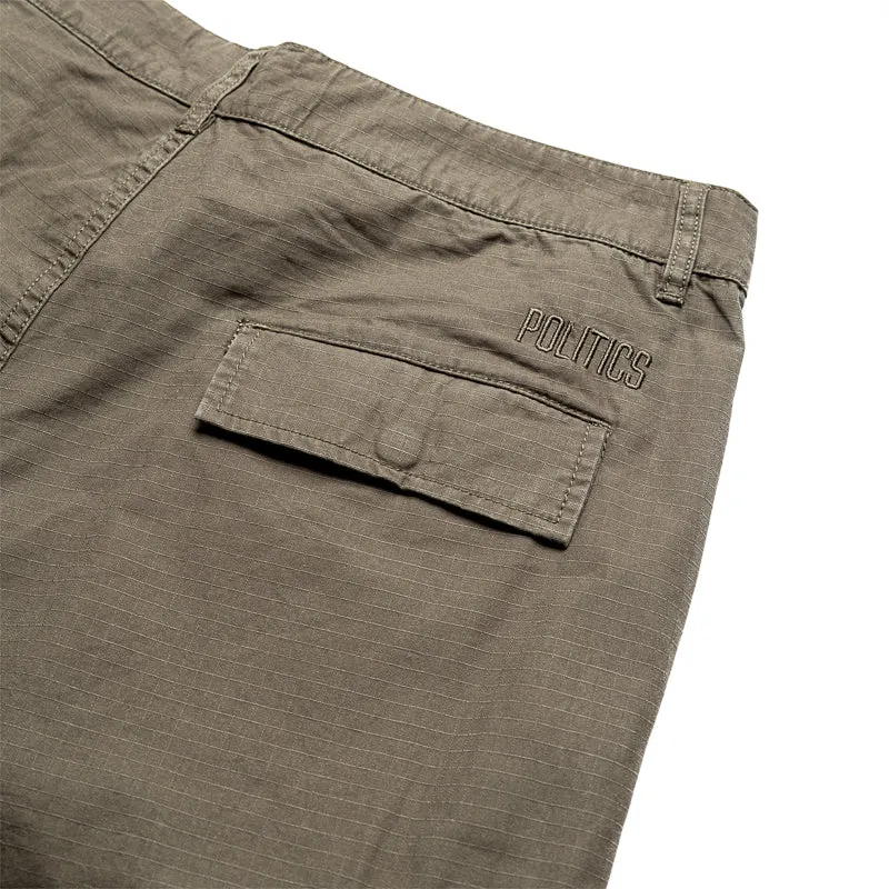 Politics Cargo Pant - Moss