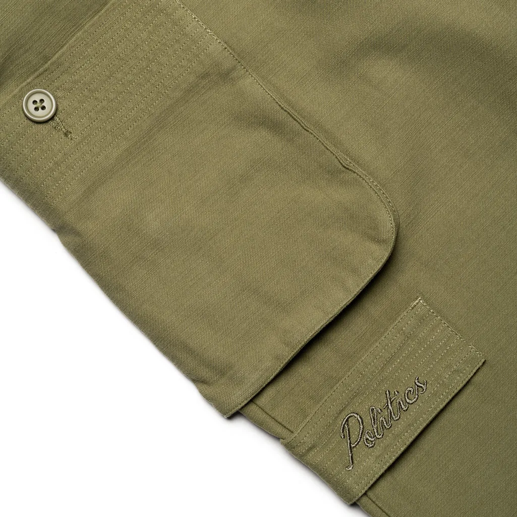Politics Chore Pants - Olive