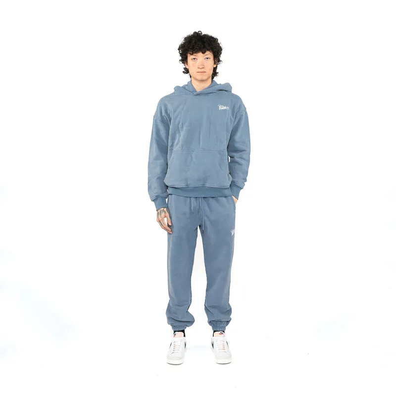 Politics Core Script Hoodie - Glacier Blue