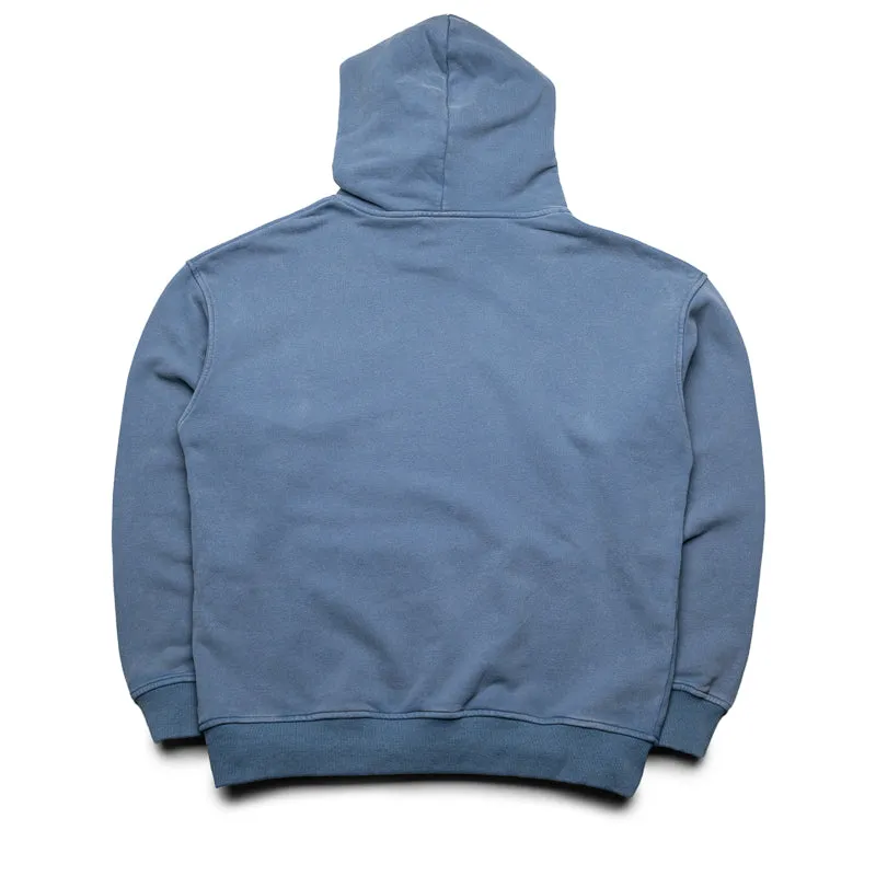 Politics Core Script Hoodie - Glacier Blue