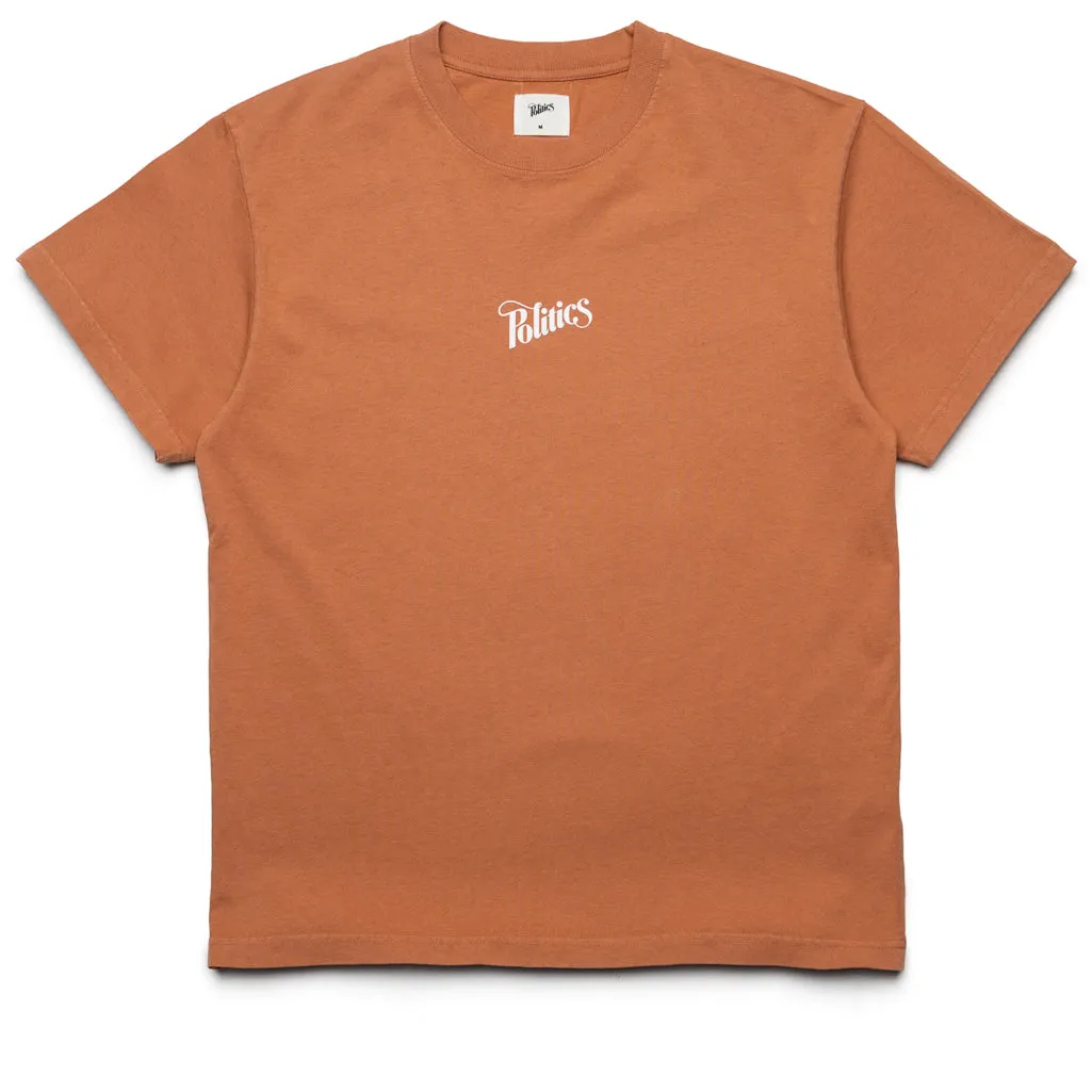 Politics Every Days Tee - Sandstone