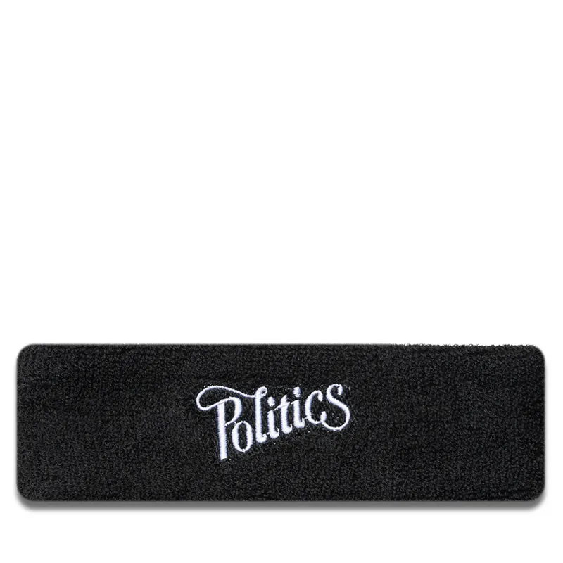 Politics Headband - Black