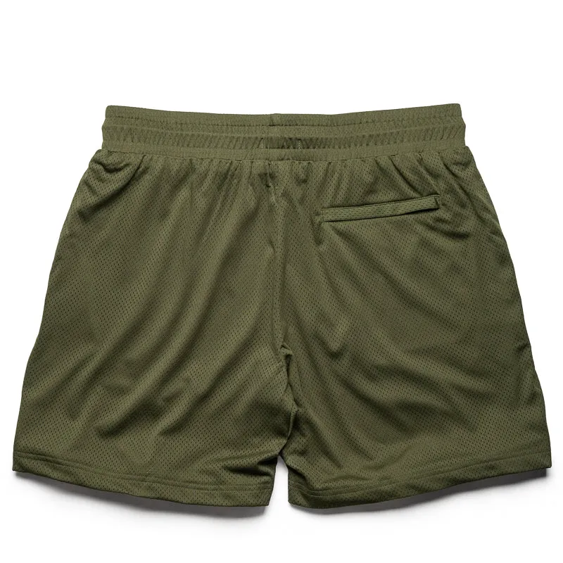 Politics Mesh Shorts - Olive