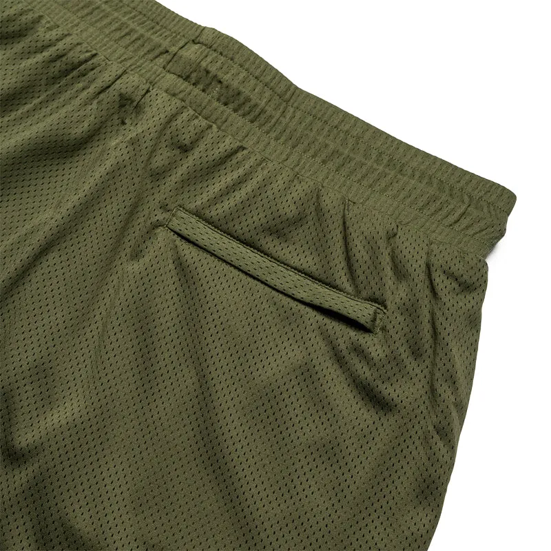 Politics Mesh Shorts - Olive