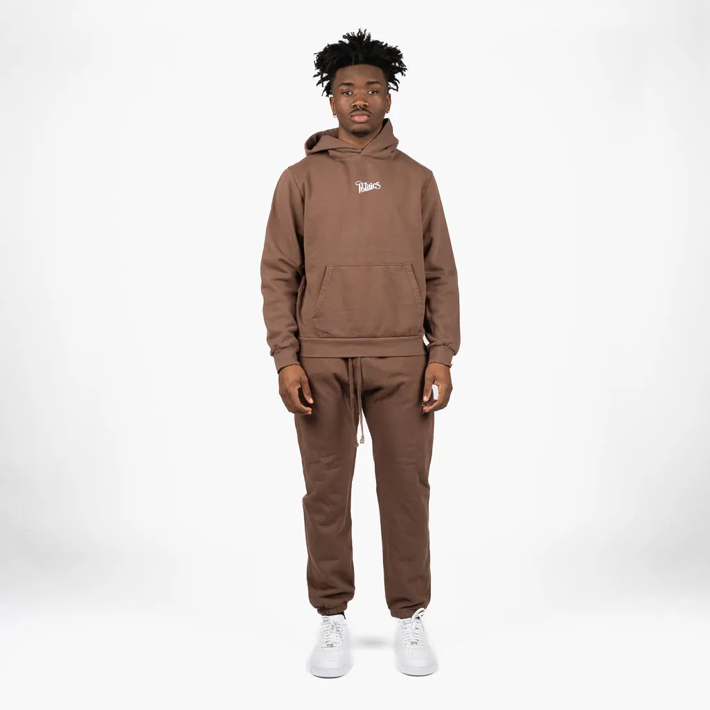 Politics Script Sweatpants - Hickory