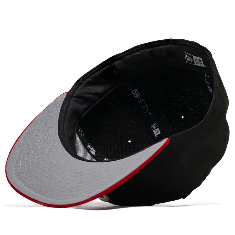 Politics x New Era 2-Tone 59FIFTY Fitted Hat - Black/Red