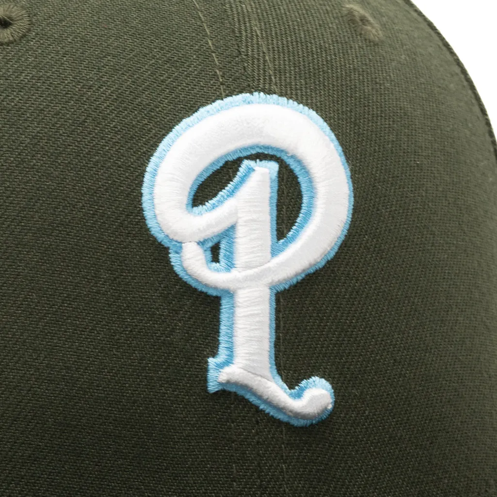 Politics x New Era 59Fifty Fitted Hat - Forest Green
