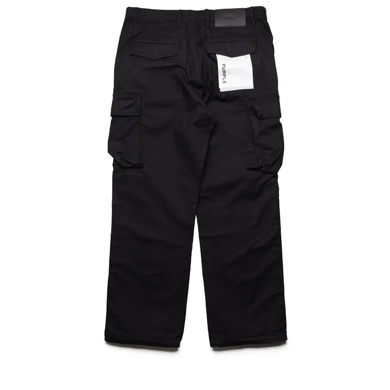 Purple Brand Cotton Cargo Pant - Black