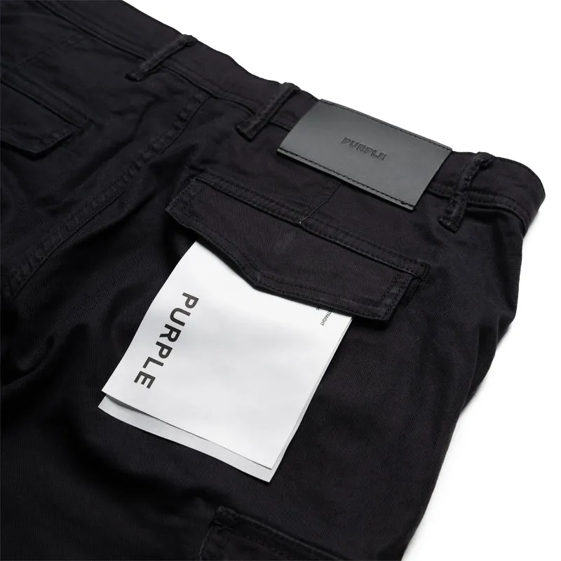Purple Brand Cotton Cargo Pant - Black