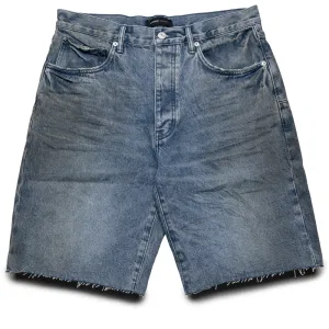 Purple Brand Ferrous Steel Denim Shorts - Mid Indigo