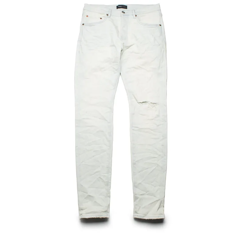 Purple Brand Low Rise Skinny Leg Vintage Knee Blowout Jean - Light Indigo
