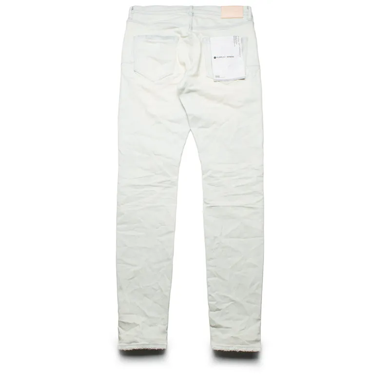 Purple Brand Low Rise Skinny Leg Vintage Knee Blowout Jean - Light Indigo