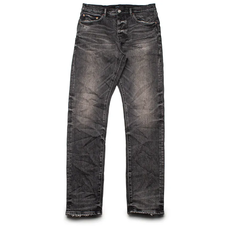 Purple Brand Mid Rise Slim Straight Leg Vintage Dirty Jean - Black