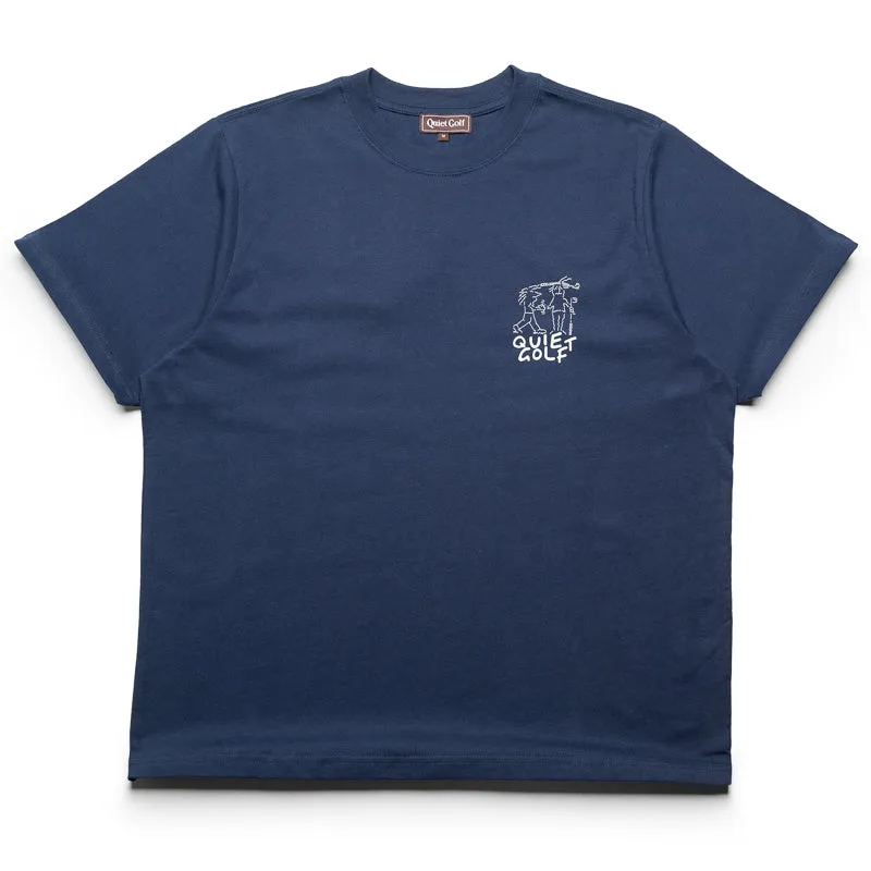 Quite Golf The Bros Tee - Navy